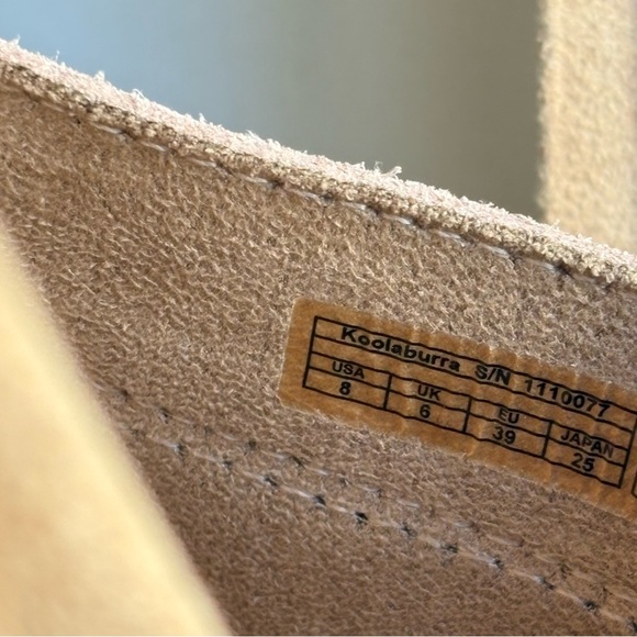 Koolaburra UGG Maerin Nude Metallic Suede Slip-On Slide Womens Comfort Sandals 8 - Picture 12 of 14